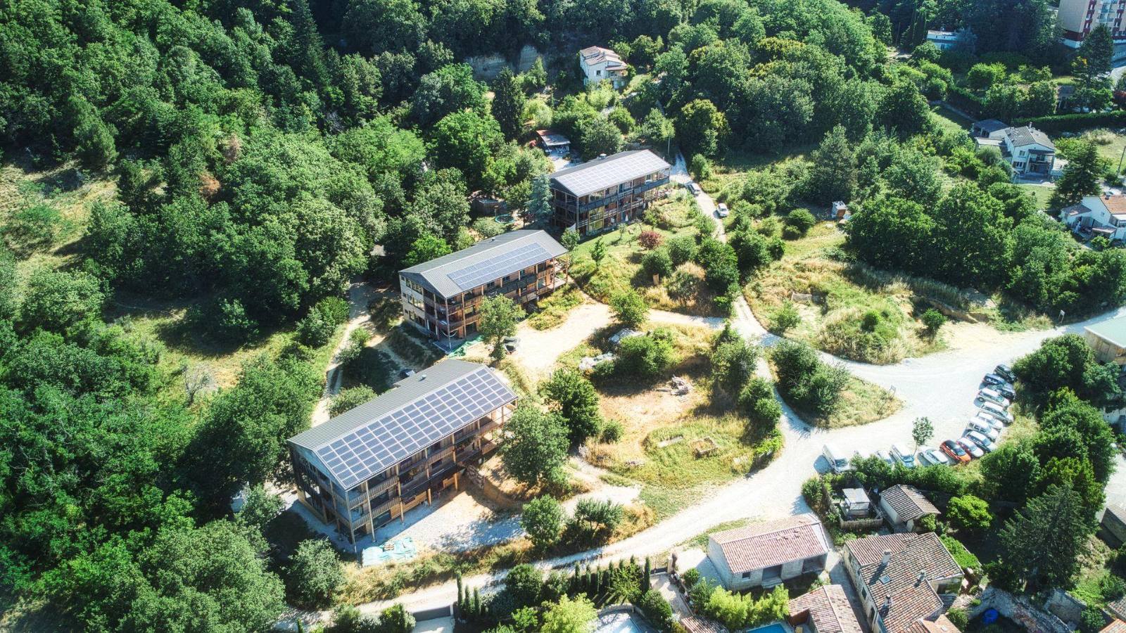 Aerial view of Écoravie