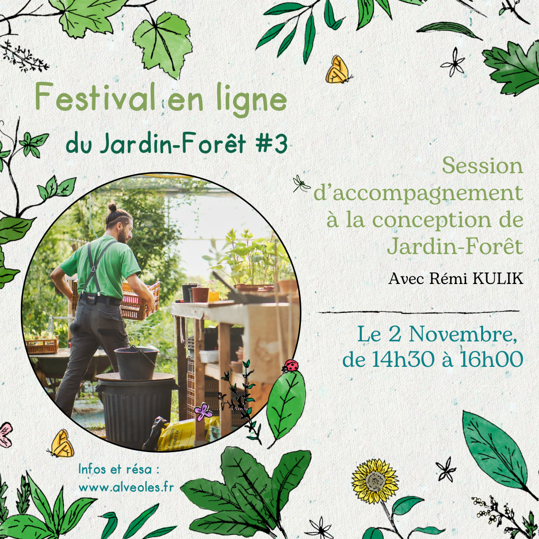 Session d'accompagnement à la conception de Jardin-Forêt : Festival JF3