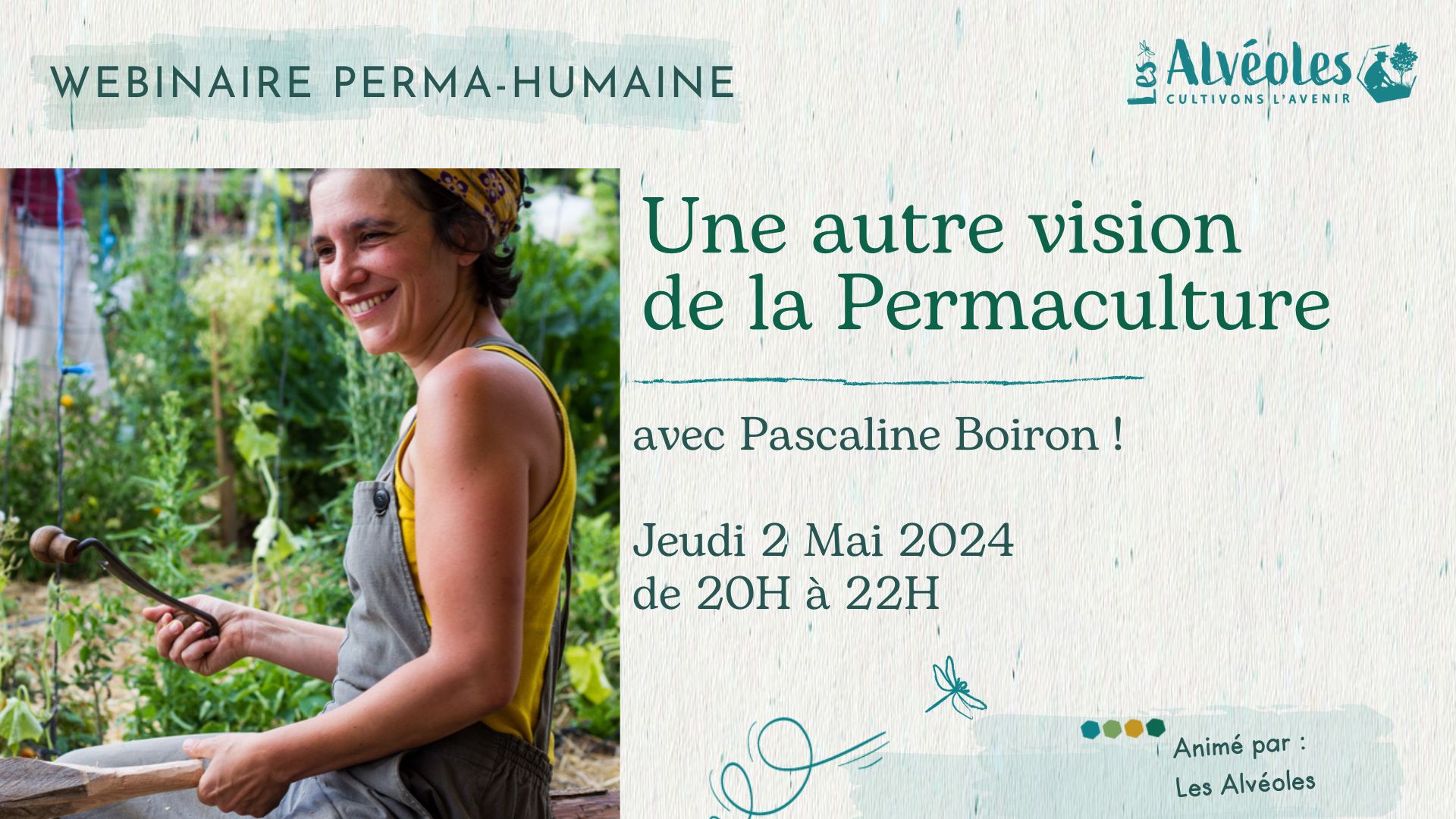 Une autre vision de la permaculture, avec Pascaline Boiron des Saprophytes !
