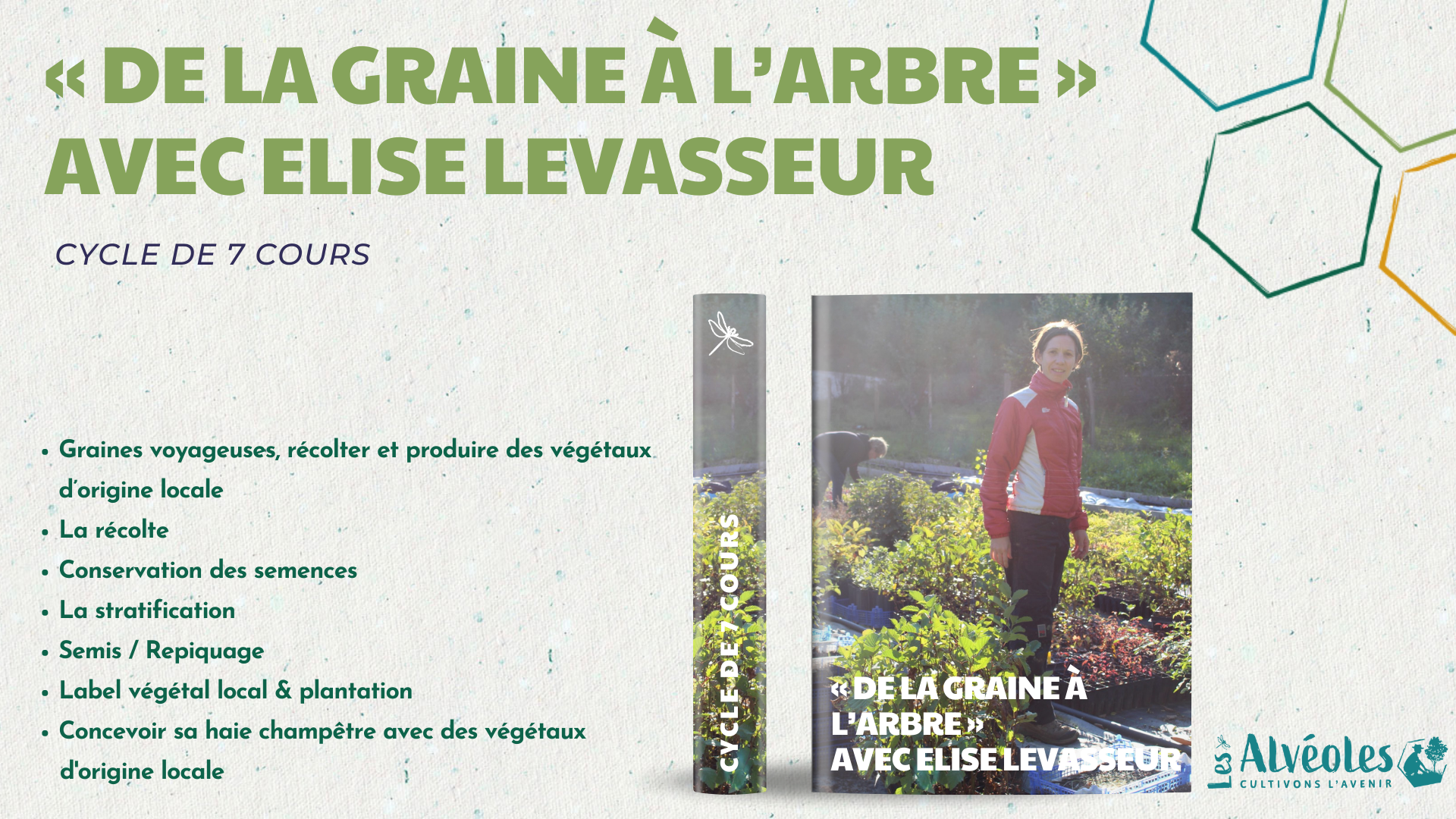 Cycle de cours « De la graine à l’arbre » avec Elise Levasseur