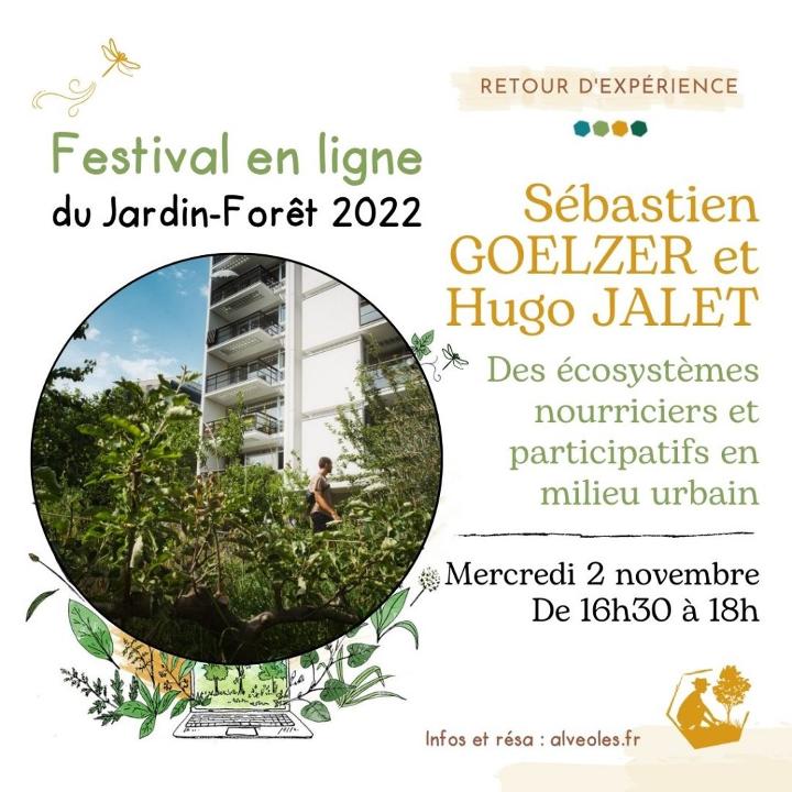 Des écosystèmes nourriciers et participatifs en milieu urbain avec les Vergers Urbains Retour d'expérience du 2 novembre 2022