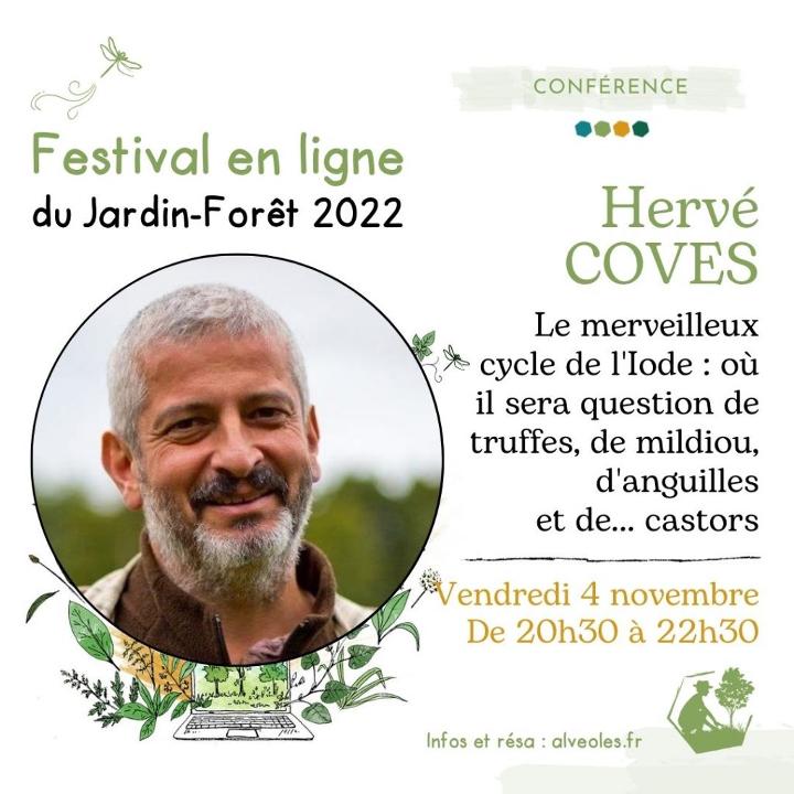 Le merveilleux cycle de l’iode, avec Hervé ‘La Vie est Belle’ COVÈS Conférence du 4 novembre 2022